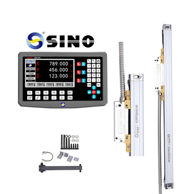 Alat Pengukuran Presisi Tinggi SINO, SDS6-3VA 3-Axis Digital Reading RS422, 1um/5um Skala Kaca Linear