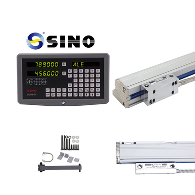 SINO SDS6-2V 2-Axis Dro Digital Readout Display Skala Linear Encoder Milling Machine