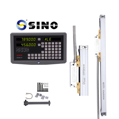 SDS6-2V Dro Dan SINO Linear Glass Ruler Untuk Efektif Meningkatkan Efisiensi Pengolahan Logam