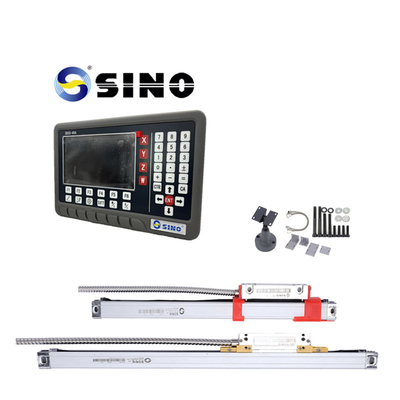 Mudah Dipelajari SINO 4-Axis SDS5-4VA Digital Reading Display Dengan Linear Scale Grating Ruler