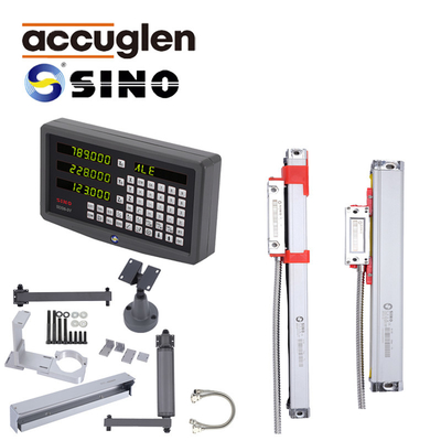 Alat Pengukuran Presisi Tinggi SINO, SDS6-3VA 3-Axis Digital Reading RS422, 1um/5um Skala Kaca Linear