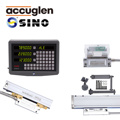 Alat Pengukuran Presisi Tinggi SINO, SDS6-3VA 3-Axis Digital Reading RS422, 1um/5um Skala Kaca Linear