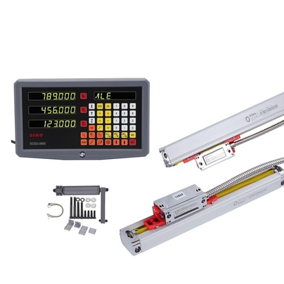 Pengguna Ramah Tiga-Axis DRO SDS2-3MS Digital Reading Display Dan Grating Ruler