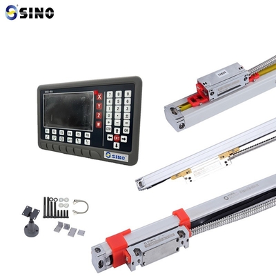 Meter Tampilan Digital Metal Sino SDS5-4VA Dengan Layar LCD Empat Sumbu Pembacaan Umum Untuk Mesin Penggilingan, Pengeboran, Penggilingan, Bubut