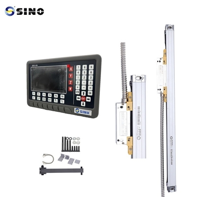 Meter Tampilan Digital Metal Sino SDS5-4VA Dengan Layar LCD Empat Sumbu Pembacaan Umum Untuk Mesin Penggilingan, Pengeboran, Penggilingan, Bubut