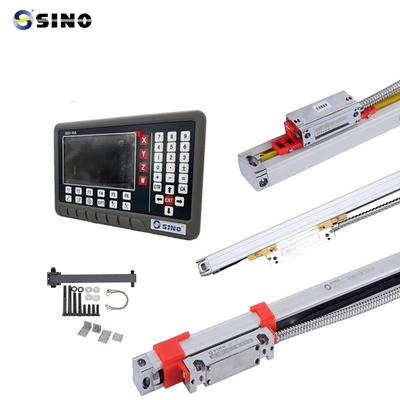Meter Tampilan Digital Metal Sino SDS5-4VA Dengan Layar LCD Empat Sumbu Pembacaan Umum Untuk Mesin Penggilingan, Pengeboran, Penggilingan, Bubut