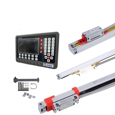 1um/5um/0.1um Resolusi 4-Axis Digital Reading Linear Scale DRO Dengan Layar LCD