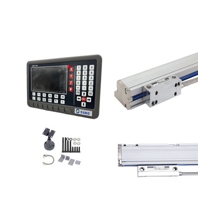 1um/5um/0.1um Resolusi 4-Axis Digital Reading Linear Scale DRO Dengan Layar LCD