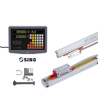 Glass Linear Scale Lathe Machine dengan Dua Axis SINO Digital Readout System DRO SDS2MS
