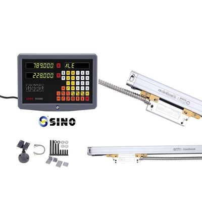 SINO Skala linier RS422 Sinyal 2 sumbu Digital Membaca Dro SDS2MS Untuk mesin bubut