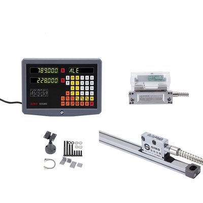 SDS 2MS DRO Kits Glass Linear Scale For Milling Lathe TTL SINO 2 Axis Digita Reading Test Instrument System