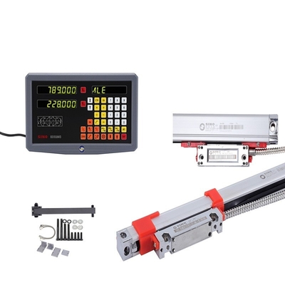 Mesin Pembacaan Tampilan Digital 2 Axis SINO SDS2MS Dengan Encoder Linear AC 100-240V Sistem Pembacaan Digital SINO SDS2MS Multifungsi