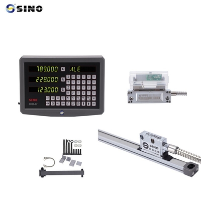 Metal 3 Axis Digital Readout System SDS6-3VA Dengan Tinggi Precision Optical Digital Linear Scale untuk mesin lathe milling