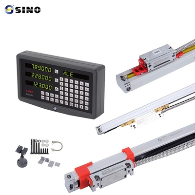 Metal 3 Axis Digital Readout System SDS6-3VA Dengan Tinggi Precision Optical Digital Linear Scale untuk mesin lathe milling