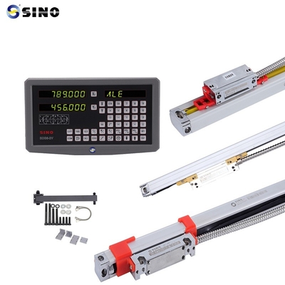 Mesin bubut 0,001mm LED 2 sumbu Digital Membaca DRO Kit
