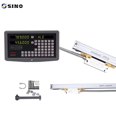 SDS6-2V Digital Reading SINO LED Screen 2 Axis DRO System 60Hz Untuk mesin bubut penggilingan