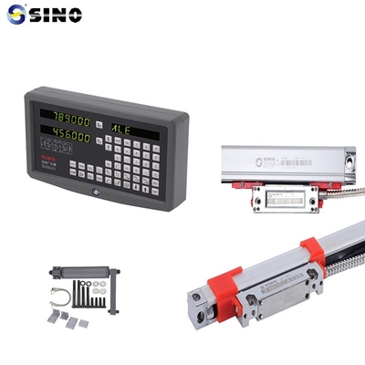 SDS6-2V Digital Reading SINO LED Screen 2 Axis DRO System 60Hz Untuk mesin bubut penggilingan