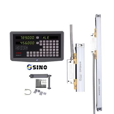 SDS6-2V Dua sumbu SINO Digital Reading System DRO Untuk Milling Lathe 50-60HZ