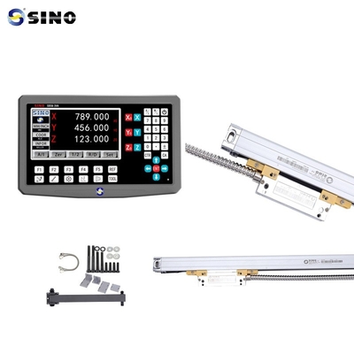 Sensor kaca dengan tampilan DRO dan sistem pembacaan digital LCD 3-Axis, SINO SDS6-3VA