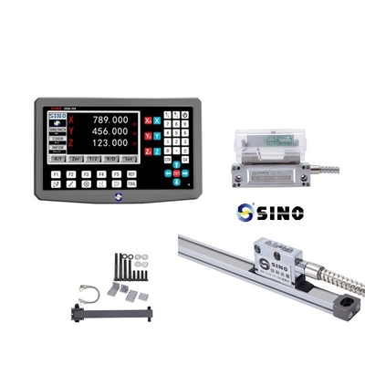 SINO 3 Axis SDS6-3 Digital Gauge Bandsaw Dengan Linear Scale Grating Ruler Untuk Milling Machine Lathe