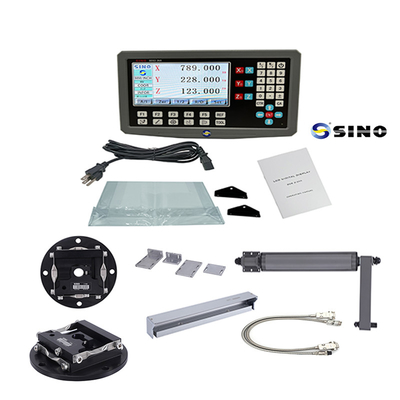 SINO SDS2-3VA 2 Axis RS422 Untuk Mesin Lathe DRO Sinyal Membaca Digital Dengan Enkoder Linear