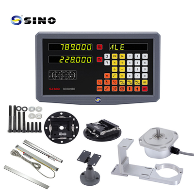 SINO Digital Readout SDS 2MS 2-Axis Magnetic Scale Dro Dengan Linear Encoder Kit Untuk Mesin Milling