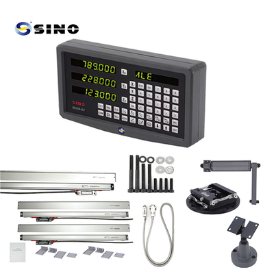 3 Axis SINO SDS6-3VE Multipurpose Dengan LED DRO, EIA-422-A Sinyal Digital Membaca Kit Untuk Mesin EDM