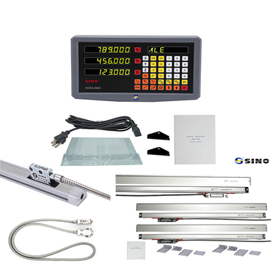 SINO SDS2-3MS Sistem Membaca Digital 15VA Praktis 3 Axis DRO Untuk Plastik Sistem DRO Skala Linear