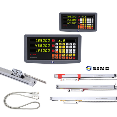 SINO SDS2-3MS Sistem Membaca Digital 15VA Praktis 3 Axis DRO Untuk Plastik Sistem DRO Skala Linear