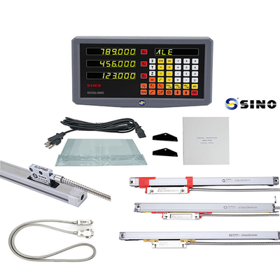 SINO SDS2-3MS Sistem Membaca Digital 15VA Praktis 3 Axis DRO Untuk Plastik Sistem DRO Skala Linear