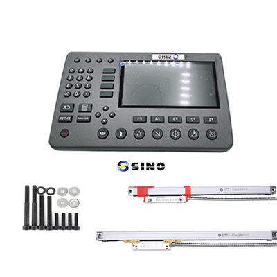 4 Axis SINO SDS 200 Metal LCD Digital Readout System 285x195x53cm Dengan Linear Encoder Untuk Lathe
