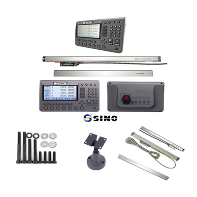 4 Axis SINO SDS 200 Metal LCD Digital Readout System 285x195x53cm Dengan Linear Encoder Untuk Lathe