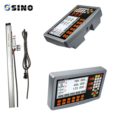 Pengendalian Posisi SINO 3 Axis DRO Sistem Membaca Mesin Penggilingan Lathe Precision