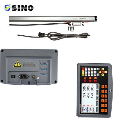 Mesin penggilingan resolusi tinggi 3-Axis Digital Membaca SINO Lathe DRO Membaca Dengan TTL Input
