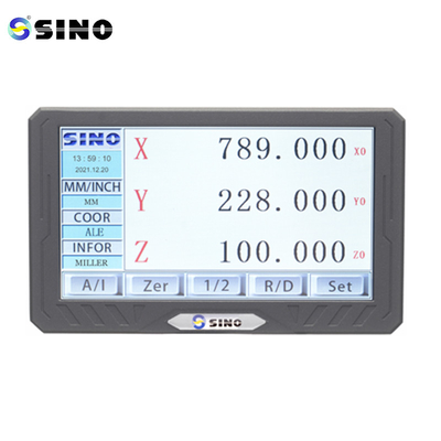 Glass Linear Scale Encoder SINO SDS200S Sistem Membaca Digital DRO 3 Axis KA300