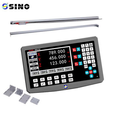 Mesin Bor CNC Lathe SINO 3 Axis Sistem Membaca Digital Dengan Resolusi 5um