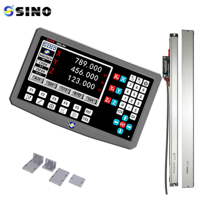 Mesin Bor CNC Lathe SINO 3 Axis Sistem Membaca Digital Dengan Resolusi 5um