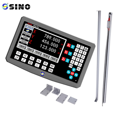 Mesin Lathe Tiga-Axis DRO Kit SINO SDS6-3V Sistem Membaca Digital Dengan Output Sinyal TTL Skala Linear