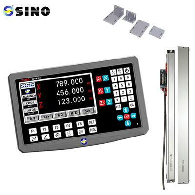 Penggilingan / Lathe SINO SDS6-3VA 3-Axis Digital Reading System DRO Mesin Pengukuran RS232C