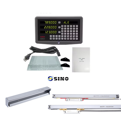SINO DRO SDS6-3V 3 Axis Digital Readout System Dengan Resolusi 0,005mm TTL Input Linear Encoder Ruler