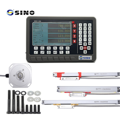 SINO SDS5-4VA Digital Reading DRO Dengan Skala Enkoder Linear Magnetik Untuk Mesin Lathe Grinding