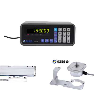 SINO SDS3-1 Single Axis Digital Display system kits glass linear encoder scale untuk mesin penggilingan lathe