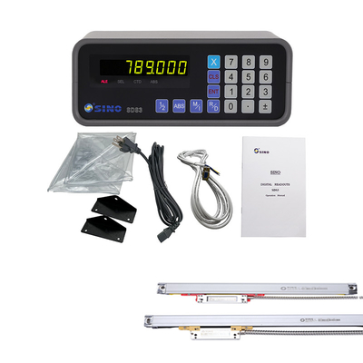 SINO SDS3-1 Single Axis Digital Display system kits glass linear encoder scale untuk mesin penggilingan lathe