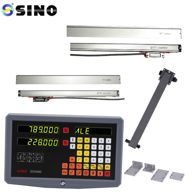 SINO TTL RoHS 2 Axis Digital Readout SDS2MS Untuk Mesin Bubut, Sistem Pengukuran DRO Multifungsi Dengan Encoder Linear