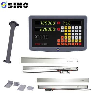 Mesin Pembacaan Tampilan Digital 2 Axis SINO SDS2MS Dengan Encoder Linear AC 100-240V Sistem Pembacaan Digital SINO SDS2MS Multifungsi