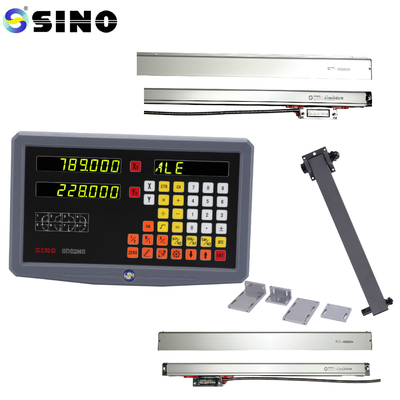 Mesin Pembacaan Tampilan Digital 2 Axis SINO SDS2MS Dengan Encoder Linear AC 100-240V Sistem Pembacaan Digital SINO SDS2MS Multifungsi