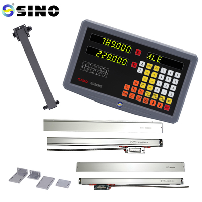 DRO Mini Ukuran 100V-240V Multi Fungsi SINO Dua sumbu Mesin Lathe