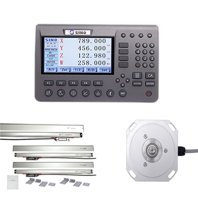 SDS200 2 Axis DRO Digital Reading Machine With Multi Language Linear Encoder Untuk Mesin Penggilingan