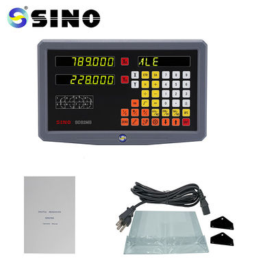 Harga bagus SINO 2 Axis Digita Readout Test Instrument System SDS 2MS DRO Kit Glass Linear Scale For Milling Lathe TTL on line