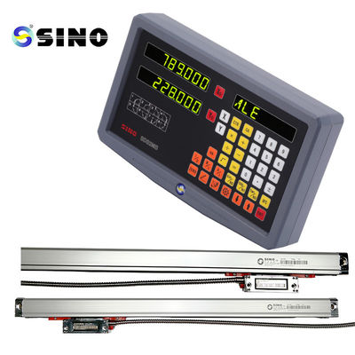 Harga bagus SINO SDS 2MS DRO Kits Glass Linear Scale For Milling Lathe TTL 2 Axis Digita Readout Test Instrument System on line